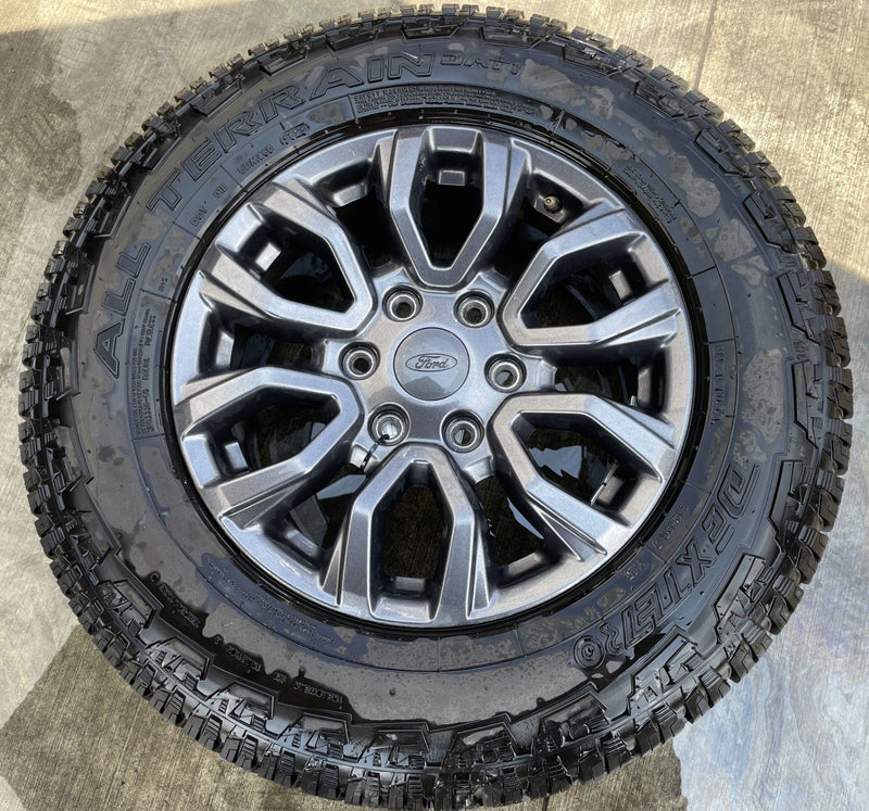 Load image into Gallery viewer, FORD RANGER 17x8 12 SPOKE GRAY ALLOY WHEEL RIM W/TIRE (ONLY#1) 2019-2023 #112230
