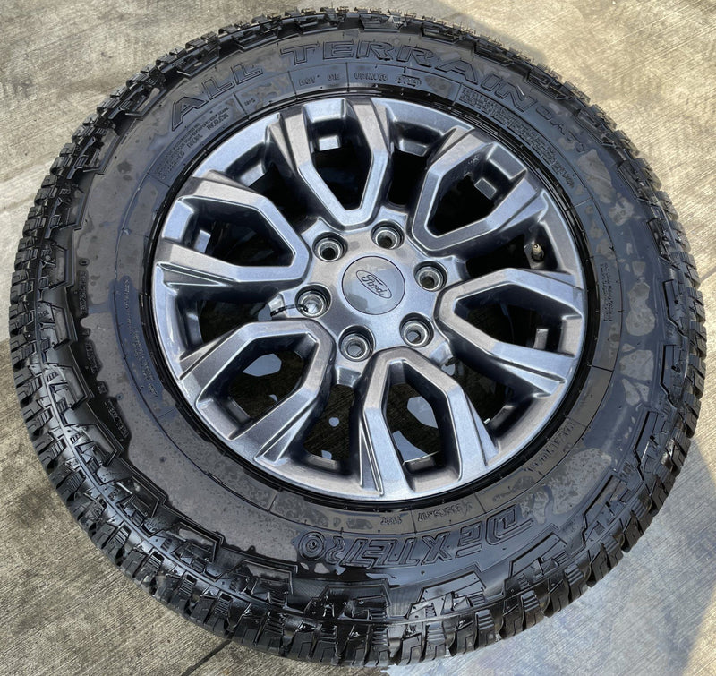 Load image into Gallery viewer, FORD RANGER 17x8 12 SPOKE GRAY ALLOY WHEEL RIM W/TIRE (ONLY#1) 2019-2023 #112230
