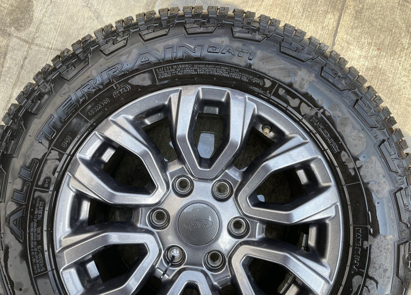 Load image into Gallery viewer, FORD RANGER 17x8 12 SPOKE GRAY ALLOY WHEEL RIM W/TIRE (ONLY#1) 2019-2023 #112230

