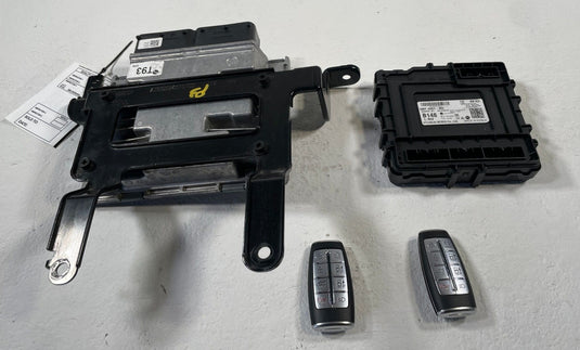 2022 - 2025 GENESIS GV70 ENGINE & BODY CONTROL MODULE UNIT W/ KEY FOB