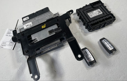 2022 - 2025 GENESIS GV70 ENGINE & BODY CONTROL MODULE UNIT W/ KEY FOB