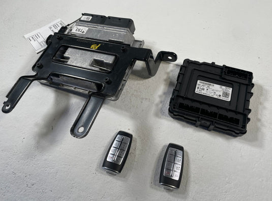 2022 - 2025 GENESIS GV70 ENGINE & BODY CONTROL MODULE UNIT W/ KEY FOB