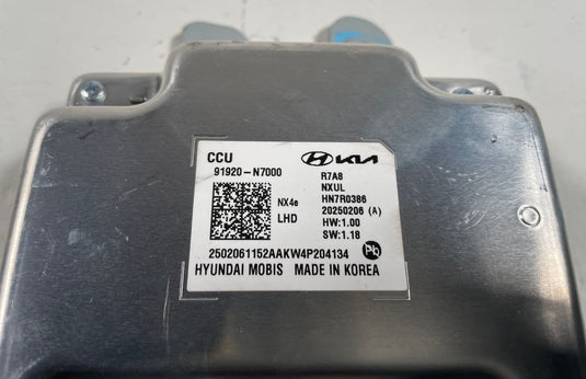 2025-2026 HYUNDAI TUCSON CCU CENTRAL COMMUNICATION CONTROL MODULE 2.5L