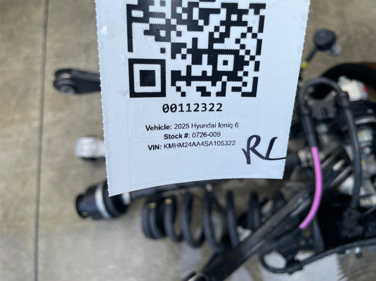 2023-2025 HYUNDAI IONIQ 6 RWD REAR LEFT SIDE SUSPENSION KNEE ASSEMBLY