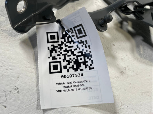 2022 - 2025 GENESIS GV70 FRONT LEFT & RIGHT HOOD BONNET HINGE PAIR