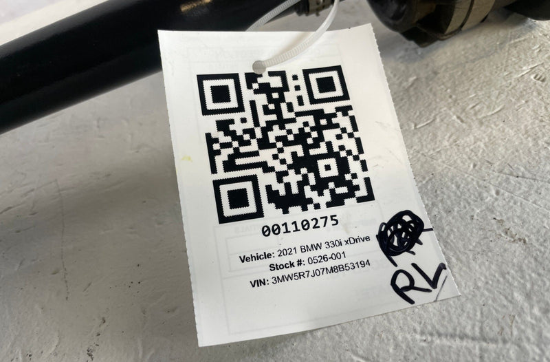 Load image into Gallery viewer, 2019-2023 BMW 330i xDrive G20 SEDAN REAR LEFT DRIVER AXLE SHAFT HALFSHAFT 110275
