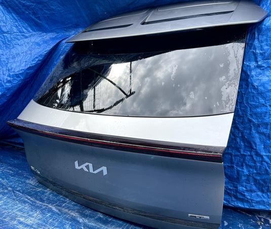 KIA EV6 REAR TRUNK LID DECK TAIL GATE TAILGATE GRAY (KLM) 2022-2024