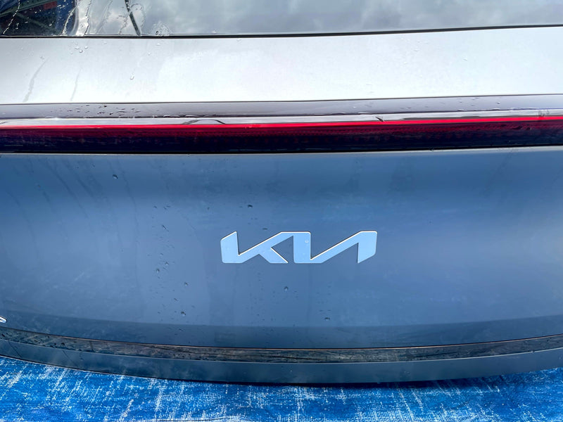 Load image into Gallery viewer, KIA EV6 REAR TRUNK LID DECK TAIL GATE TAILGATE GRAY (KLM) 2022-2024 # 109953
