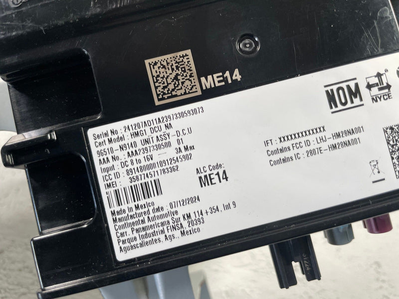 Load image into Gallery viewer, 25-26 HYUNDAI TUCSON TELEMATICS COMMUNICATION CONTROL MODULE 96510-N9140 #113020
