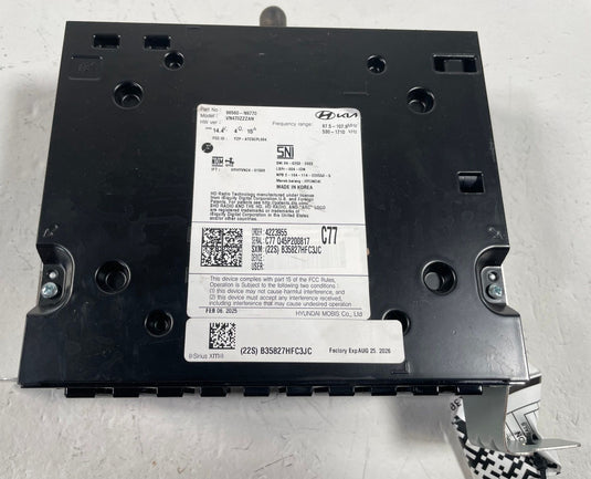 25-26 HYUNDAI TUCSON AUDIO RADIO RECEIVER HEAD MODULE UNIT 96560-N9770