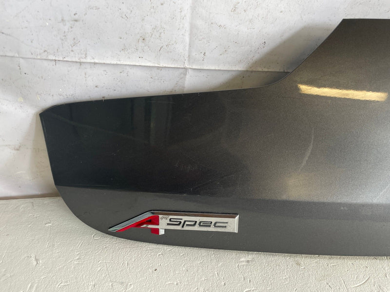 Load image into Gallery viewer, 2021 - 2023 ACURA TLX REAR TRUNK LID MOLDING TRIM PANEL GRAY (NH797M) # 109036
