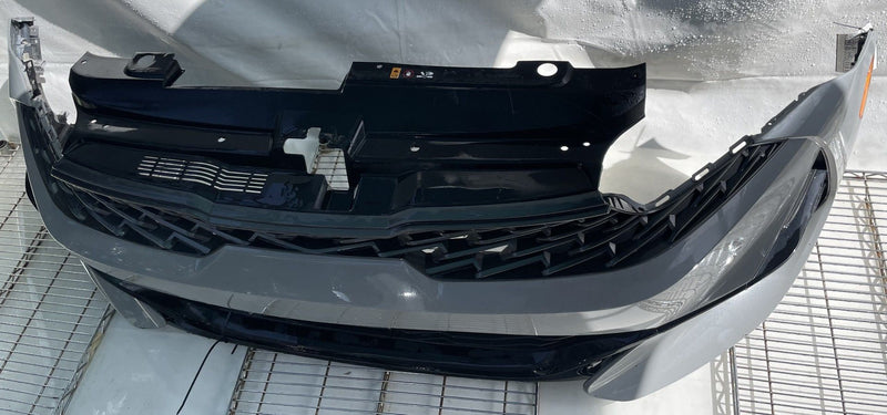 Load image into Gallery viewer, KIA K5 GT FRONT BUMPER COVER ASSEMBLY W/GRILLES SILVER (C7S) 2021-2024 # 111811
