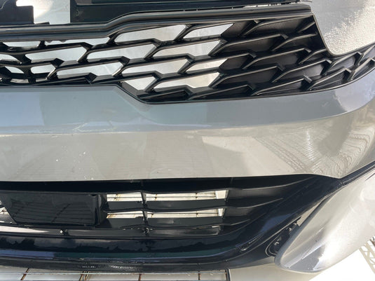 KIA K5 GT FRONT BUMPER COVER ASSEMBLY W/GRILLES SILVER (C7S) 2021-2024