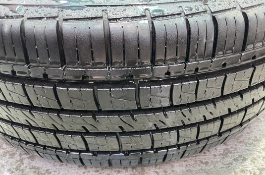 HYUNDAI IONIQ 6 18x7.5 BLACK 7-SLOT ALLOY WHEEL RIM W/TIRE (ONLY