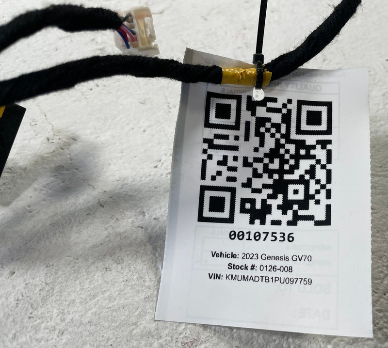Load image into Gallery viewer, 2022-23 GENESIS GV70 CENTER CONSOLE WIRE WIRING HARNESS 2.5L 91875-AR110 #107536
