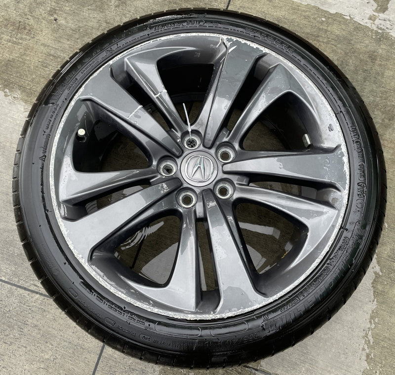 Load image into Gallery viewer, ACURA TLX 19x8-1/2 5 DOUBLE SPOKE ALLOY WHEEL RIM W/TIRE (ONLY#1) 21-23 # 109047

