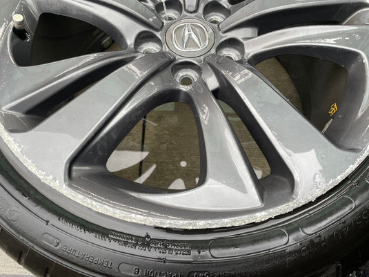 ACURA TLX 19x8-1/2 5 DOUBLE SPOKE ALLOY WHEEL RIM W/TIRE (ONLY#1) 21-23 # 109047
