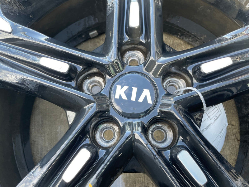 Load image into Gallery viewer, KIA K5 18x7-1/2 MACHINED BLACK ALLOY WHEEL RIM W/TIRE (ONLY#1) 2021-2024 #111798
