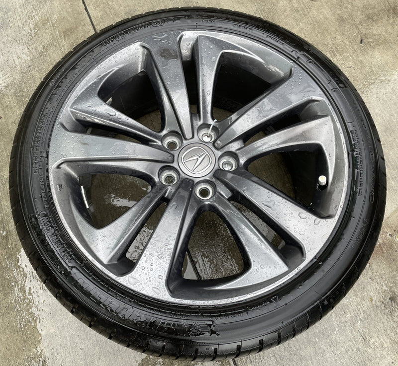 Load image into Gallery viewer, ACURA TLX 19x8-1/2 5 DOUBLE SPOKE ALLOY WHEEL RIM W/TIRE (ONLY#1) 21-23 # 109045
