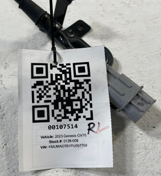 2022 - 2025 GENESIS GV70 REAR LEFT DRIVER SIDE ABS WHEEL SPEED SENSOR