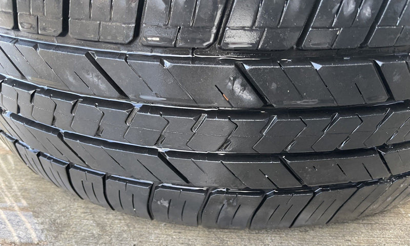 Load image into Gallery viewer, KIA K5 18x7-1/2 MACHINED BLACK ALLOY WHEEL RIM W/TIRE (ONLY#1) 2021-2024 #111797
