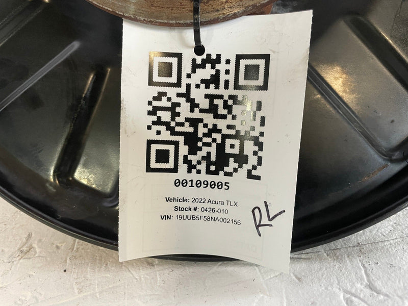 Load image into Gallery viewer, 2021-2025 ACURA TLX FWD REAR LEFT DRIVER SPINDLE KNUCKLE W/ WHEEL HUB # 109005
