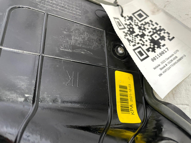 Load image into Gallery viewer, 2019-2023 GENESIS G70 LEFT DRIVER ENGINE BAY INSULATION PARTITION COVER # 110017
