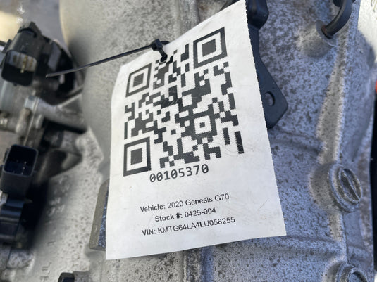 2019 - 2023 GENESIS G70 RWD AUTO TRANSMISSION ASSEMBLY 71K MILEAGE 2.0L