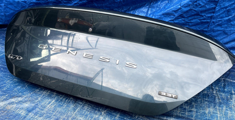 Load image into Gallery viewer, GENESIS G70 REAR TRUNK LID DECK TAIL GATE TAILGATE GREEN (URA) 2022-2026 #110062
