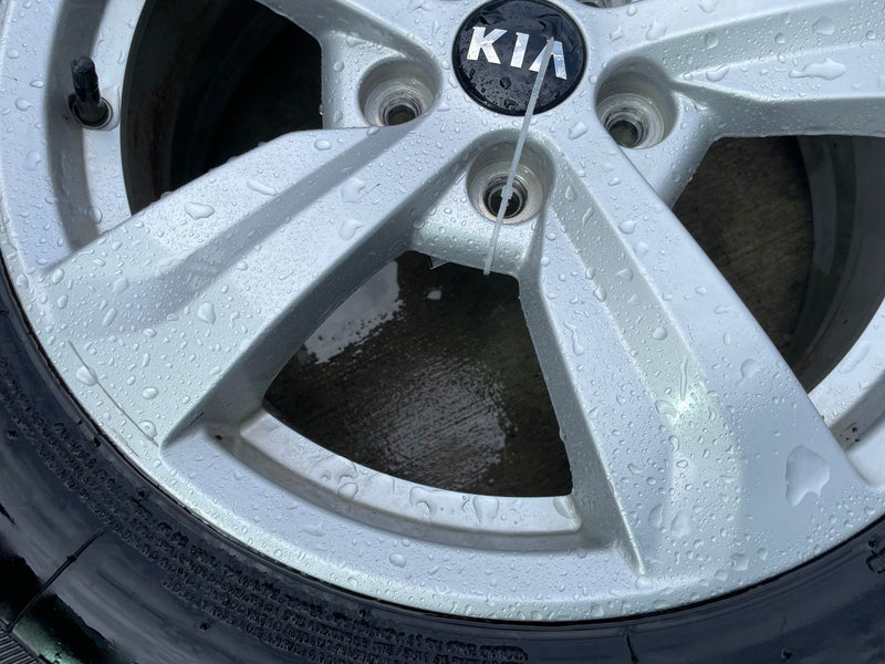 Load image into Gallery viewer, KIA SORENTO 17x7 5 SPOKE SILVER ALLOY WHEEL W/TIRE (ONLY#1) 2021-2025 # 110145
