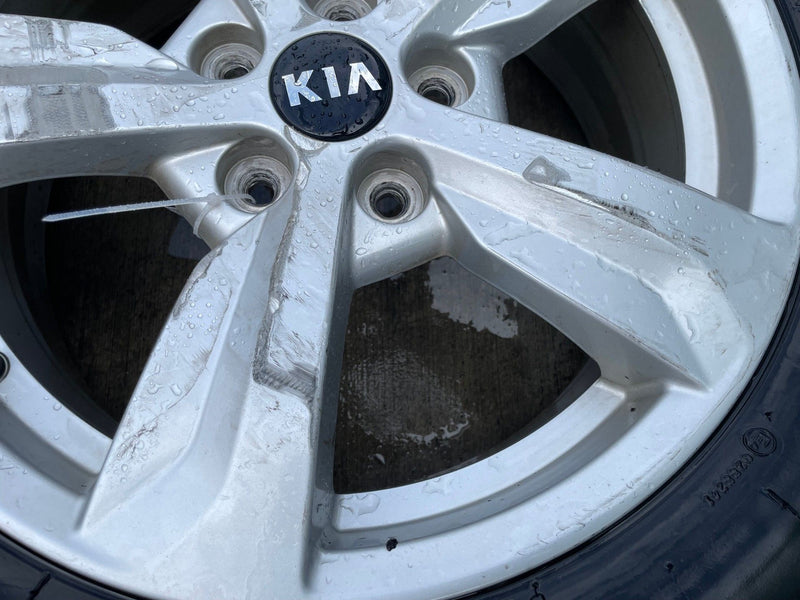 Load image into Gallery viewer, KIA SORENTO 17x7 5 SPOKE SILVER ALLOY WHEEL W/TIRE (ONLY#1) 2021-2025 # 110143
