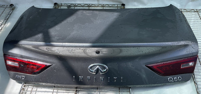 Load image into Gallery viewer, INFINITI Q60 COUPE TRUNK LID DECK TAIL GATE HATCH GRAY (KAD) 2017-2022 # 112494
