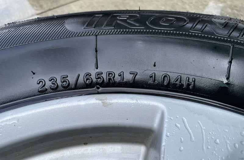 Load image into Gallery viewer, KIA SORENTO 17x7 5 SPOKE SILVER ALLOY WHEEL W/TIRE (ONLY#1) 2021-2025 # 110143
