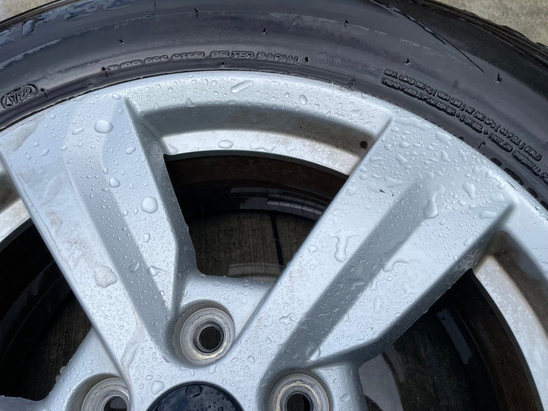 Load image into Gallery viewer, KIA SORENTO 17x7 5 SPOKE SILVER ALLOY WHEEL W/TIRE (ONLY#1) 2021-2025 # 110142
