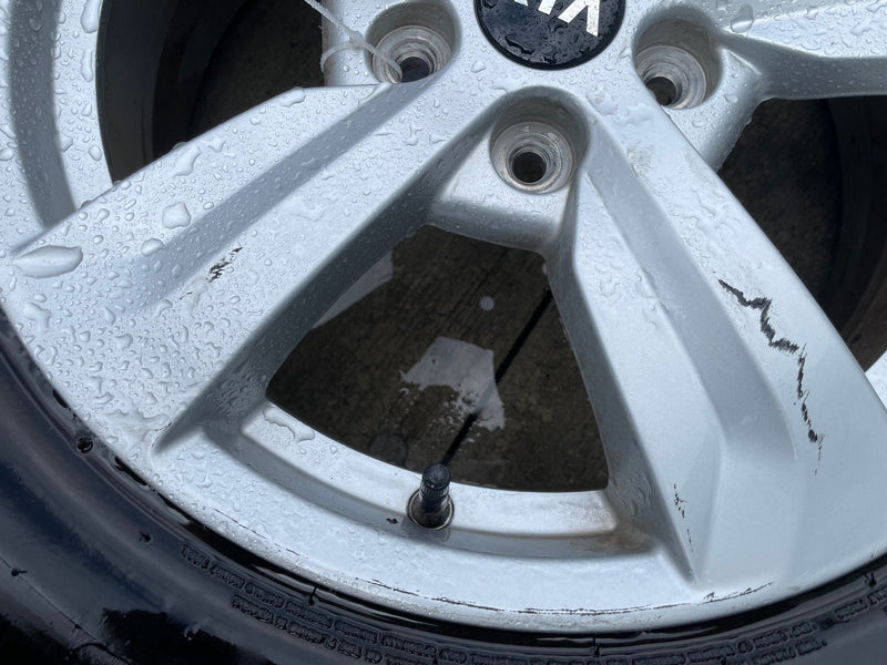 Load image into Gallery viewer, KIA SORENTO 17x7 5 SPOKE SILVER ALLOY WHEEL W/TIRE (ONLY#1) 2021-2025 # 110142

