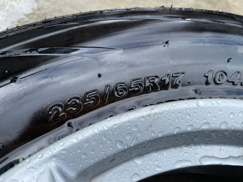 Load image into Gallery viewer, KIA SORENTO 17x7 5 SPOKE SILVER ALLOY WHEEL W/TIRE (ONLY#1) 2021-2025 # 110142
