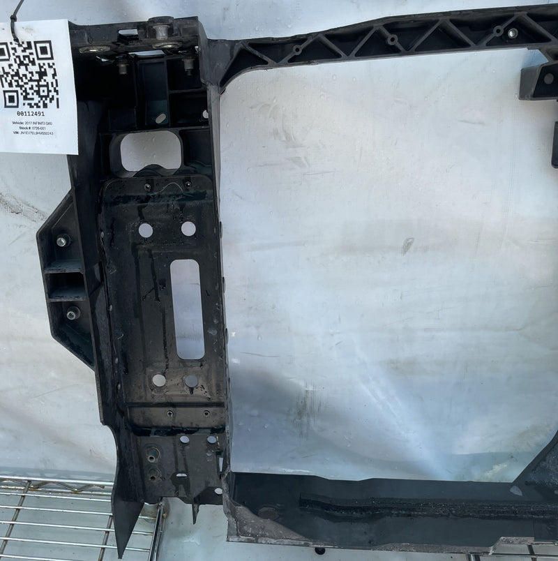 Load image into Gallery viewer, RADIATOR CORE SUPPORT BRACKET 2014 - 2024 INFINITI Q50, 2017-2022 Q60 # 112491
