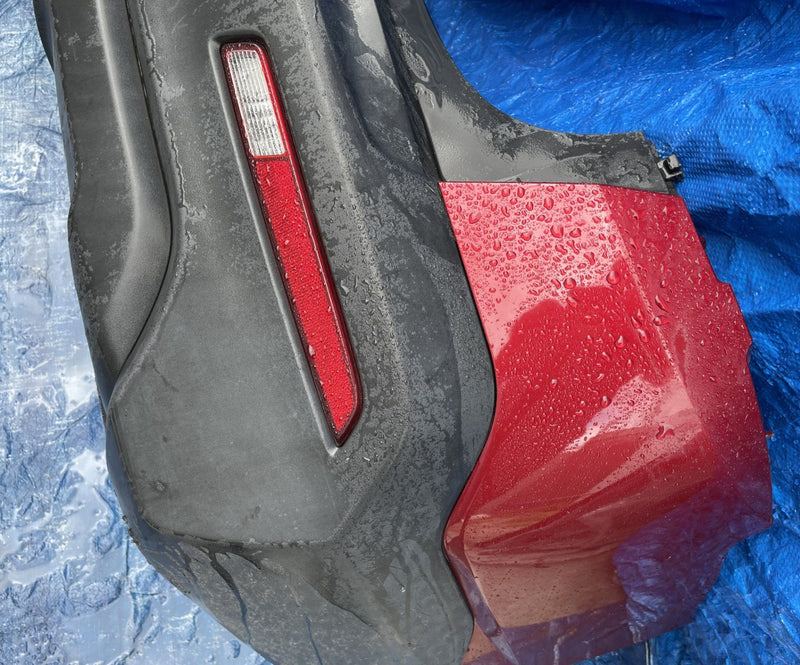 Load image into Gallery viewer, KIA SORENTO REAR BUMPER COVER SHELL W/ REFLECTORS RED (ADR) 2021-2023 # 110138
