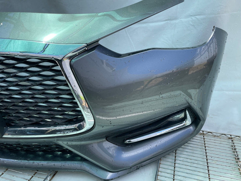 Load image into Gallery viewer, INFINITI Q60 FRONT BUMPER COVER ASSEMBLY GRAY KAD W/O PARK ASSIST 17-22 # 112536
