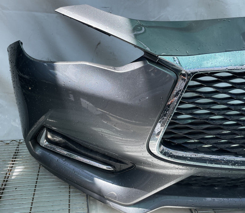 Load image into Gallery viewer, INFINITI Q60 FRONT BUMPER COVER ASSEMBLY GRAY KAD W/O PARK ASSIST 17-22 # 112536
