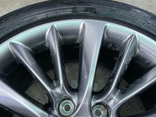 INFINITI Q50 18x7.5 15 V SPOKE ALLOY WHEEL RIM W/ TIRE (ONLY#1) 18-24 # 112490