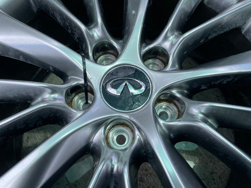 Load image into Gallery viewer, INFINITI Q50 18x7.5 15 V SPOKE ALLOY WHEEL RIM W/ TIRE (ONLY#1) 18-24 # 112490

