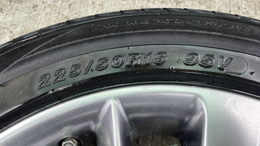 INFINITI Q50 18x7.5 15 V SPOKE ALLOY WHEEL RIM W/ TIRE (ONLY#1) 18-24 # 112490
