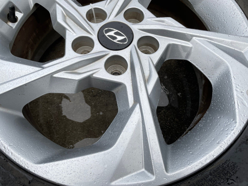 Load image into Gallery viewer, HYUNDAI TUCSON 17x7 5 SPOKE ALLOY WHEEL RIM W/TIRE (ONLY#1) 2022-2024 # 107708
