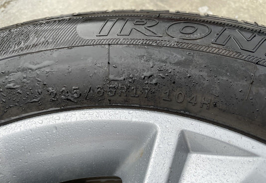 HYUNDAI TUCSON 17x7 5 SPOKE ALLOY WHEEL RIM W/TIRE (ONLY#1) 2022-2024 # 107708