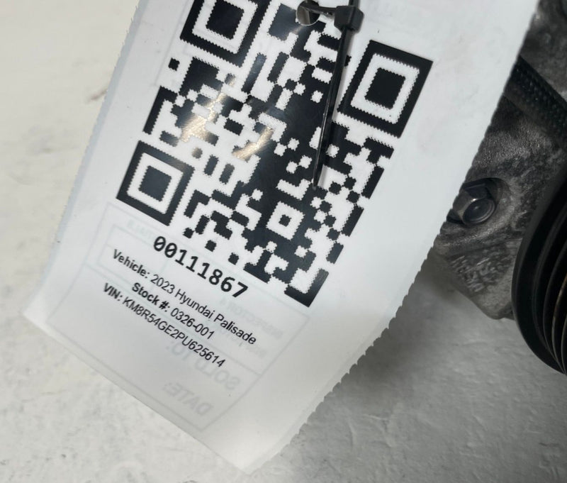 Load image into Gallery viewer, 2023-2025 HYUNDAI PALISADE AC A/C AIR CONDITIONING COMPRESSOR 45K MILES # 111867
