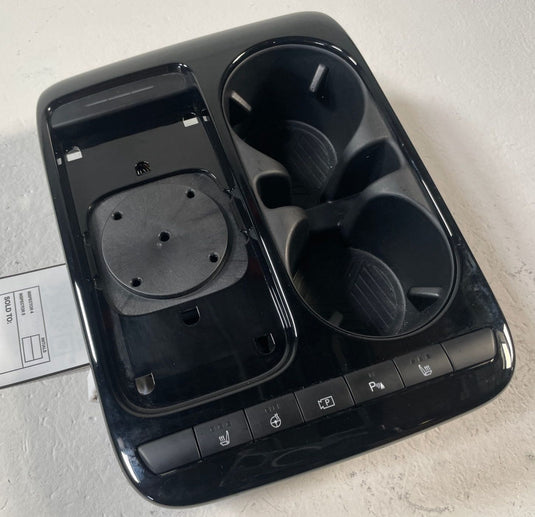 25-26 HYUNDAI IONIQ 5 FRONT CENTER CONSOLE CUP HOLDER TRIM PANEL BLACK