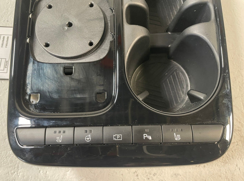 Load image into Gallery viewer, 25-26 HYUNDAI IONIQ 5 FRONT CENTER CONSOLE CUP HOLDER TRIM PANEL BLACK # 110447
