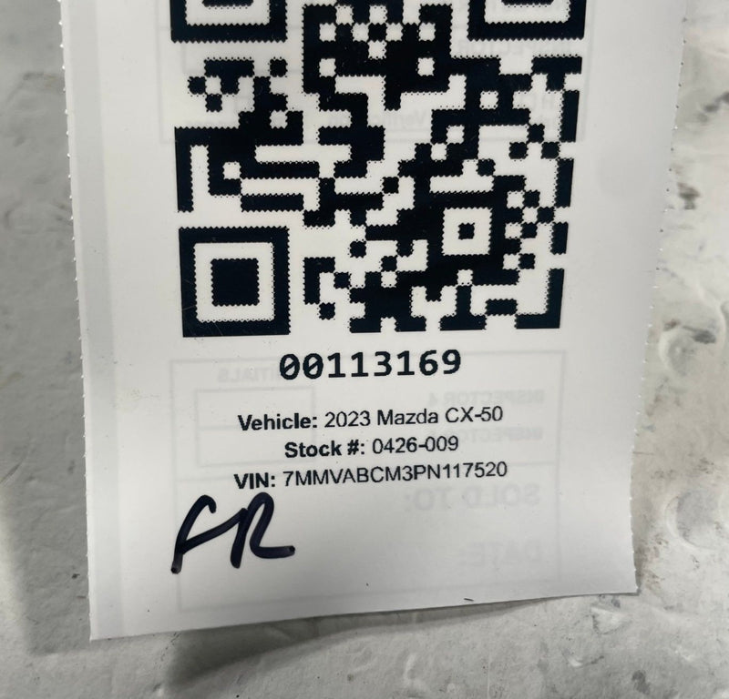 Load image into Gallery viewer, 23-25 MAZDA CX-50 FRONT RIGHT PASSENGER SIDE DASH KNEE AIR BAG AIRBAG # 113169

