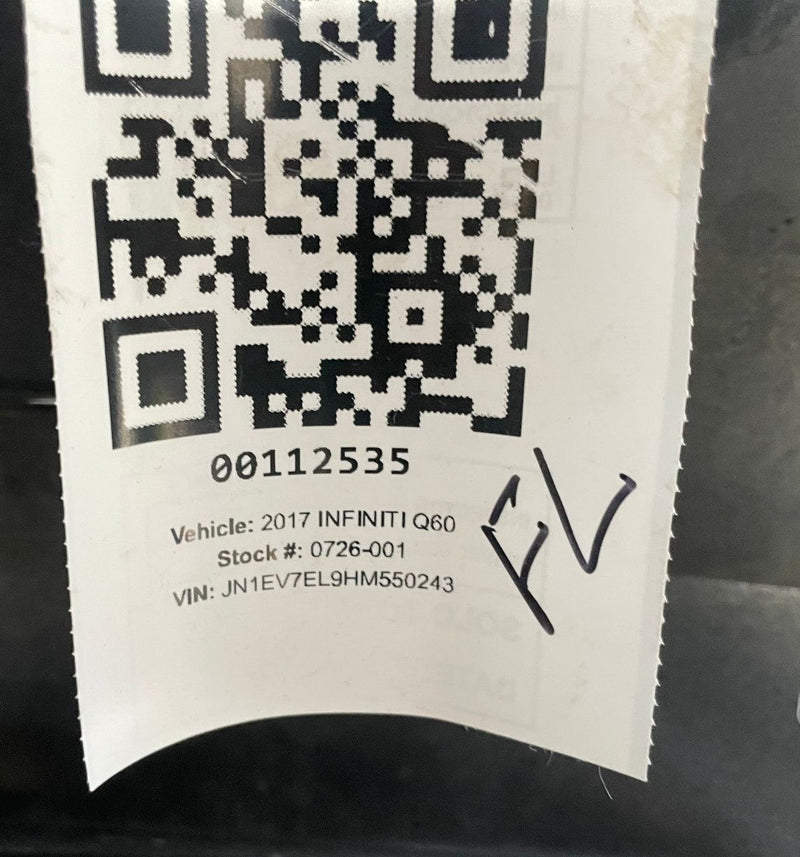 Load image into Gallery viewer, 2017-2022 INFINITI Q60 LEFT SIDE ROCKER PANEL SKIRT MOLDING GRAY (KAD) # 112535
